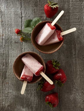 Strawberry Ice Blocks