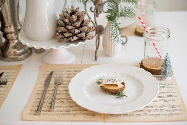 christmas table