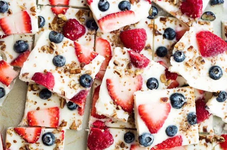 Recipe: Healthy Frozen Yoghurt Slice | Paddington Clinic Brisbane